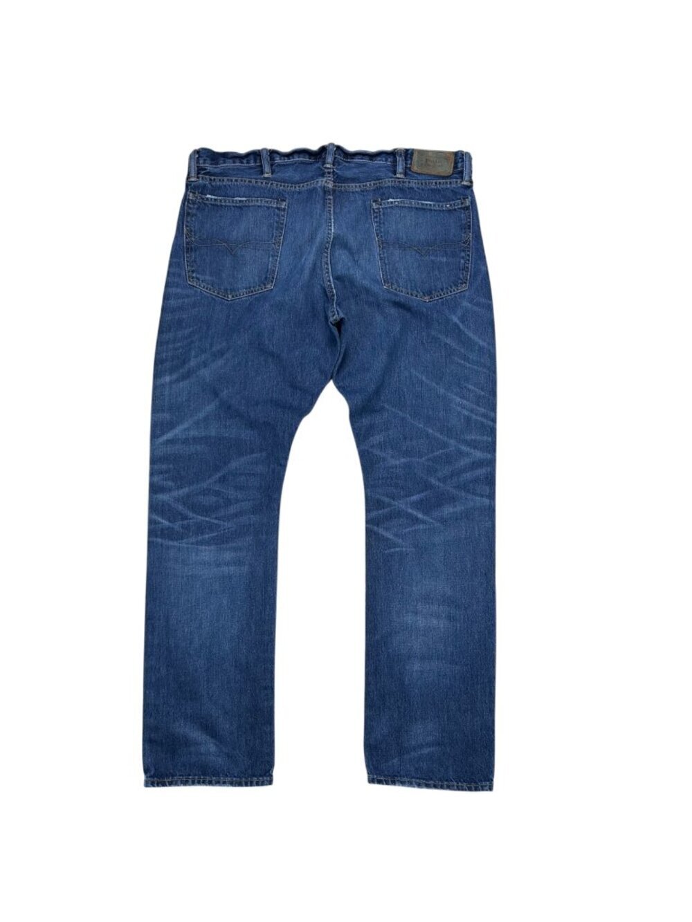 Ralph Lauren Polo Varick Slim Straight Denim Jean 38x32 Preppy Work Casual